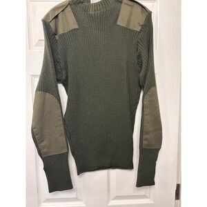 Defense Logistics Agency Valor Collection Military Green Wool Sweater Men's 46